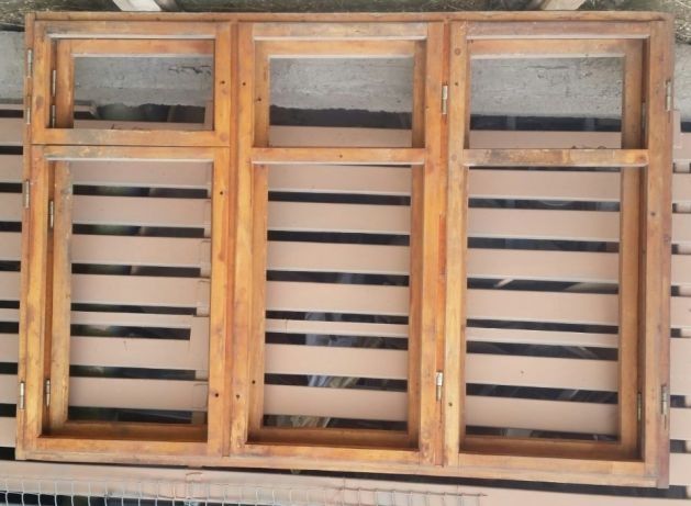 Скидка на новые окна из сосны!Новые окна двустворчатые