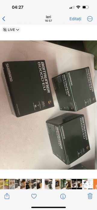 Mulinete noi in cutie Shimano 8000D -EU Baitrunner