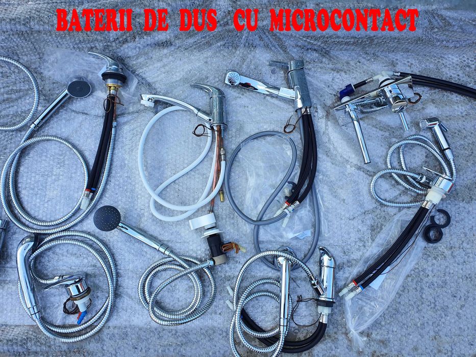 Baterii de apa pentru rulote cu si fara microcontact, import Germania