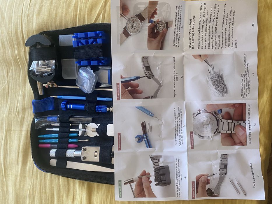 Професионален часовникарски сет от инструменти