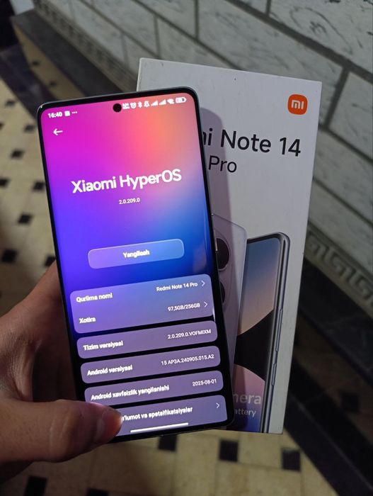 Redmi note 14 pro sotiladi