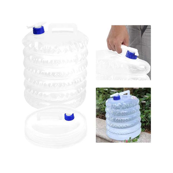 Сгъваема туба за вода 10 литра PVC