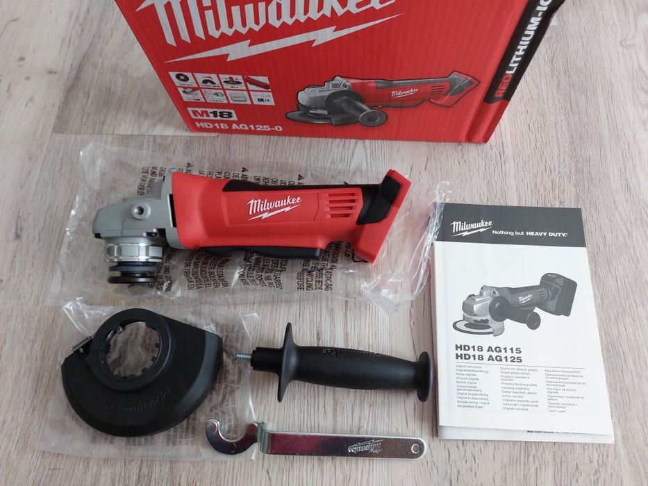 Flex, polizor unghiular milwaukee HD18 AG125, disc 125 mm, nou