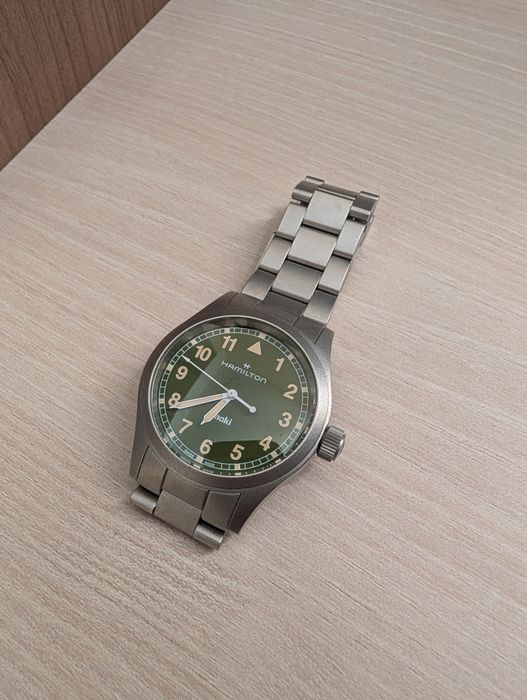 Hamilton Khaki Field Quartz Green