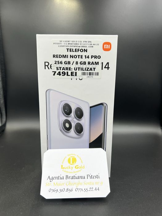 Redmi note 14 pro 256 gb 8 gb ram cod 24373