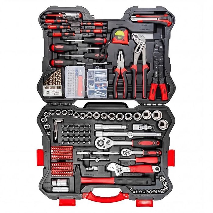 Професионален комплект Гедоре 303 части 1/2" 1/4" STAHLMAYER в куфар