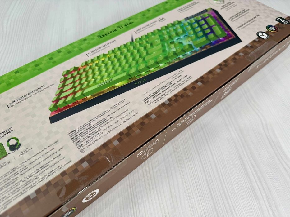 Tastatura Razer Minecraft edition, mecanică, nouă, sigilată