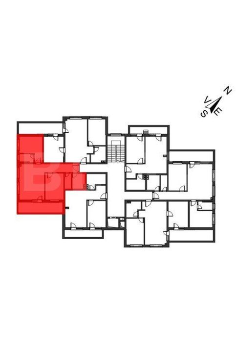 Apartament 3 camere, 68mp, 2bai, terasa 15mp, parcare, zona centrala — fotografia 3