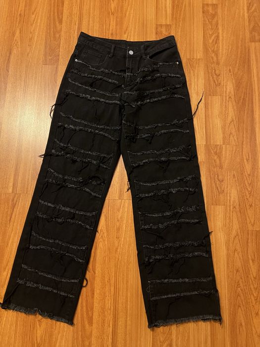 Blugi Baggy cu rupturi