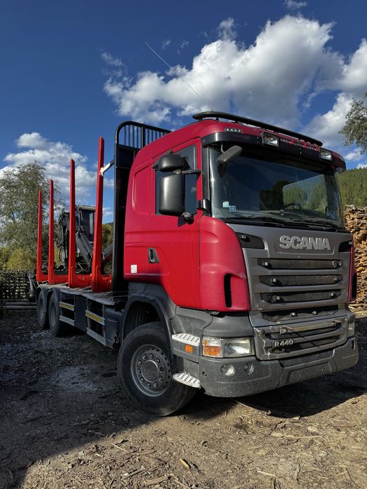 Vand Scania R440 lemn bustean macara Loglift