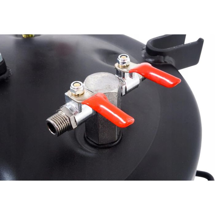 Pistol de vopsit pneumatic cu vas sub presiune separat de 10 litri,