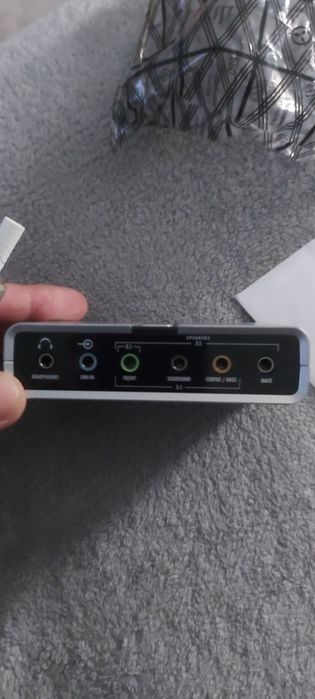 Placa audio externa usb 7.1