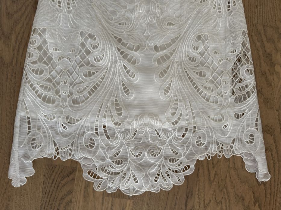 Rochie ocazie dantela off white
