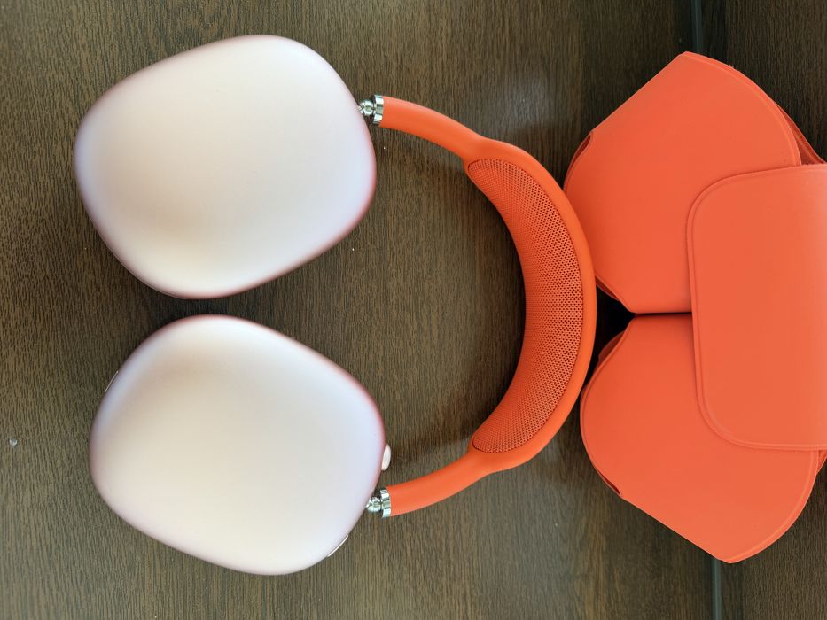 Наушники Apple Max, оранжевые