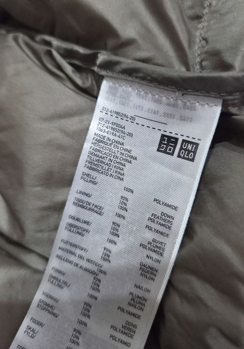 Geaca lungă de puf femei Uniqlo originală-marime S