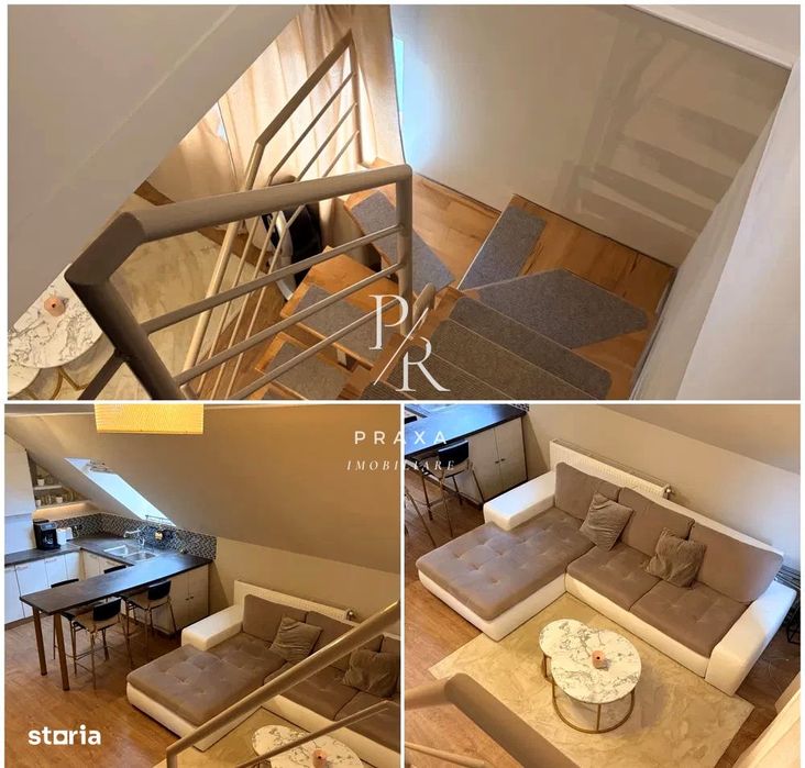 Apartament 3 camere, 65mp, mobilat, parcare, scara interioara, Edgar Q — fotografia 3