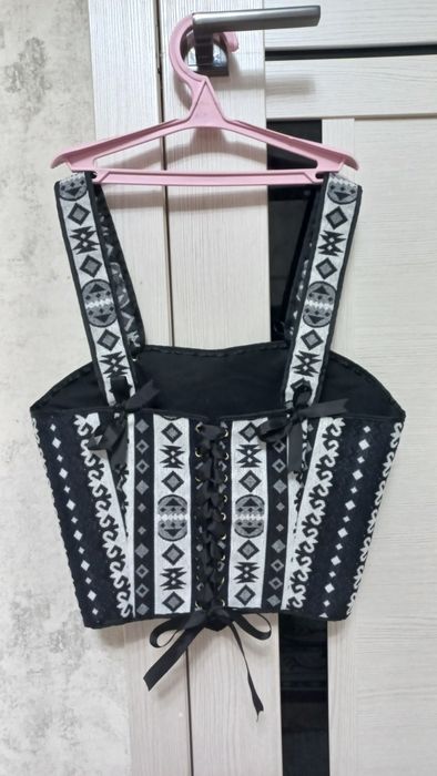 Қазақи нақыштағы  этно корсет