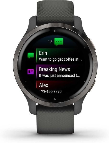 Нов Смарт Часовник Garmin Venu 2S Slate/Graphite 010-02429-10, 2 години Гаранция