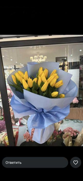 Цветы Шымкент с быстрой доставкой Голландские розы,Тюльпаны