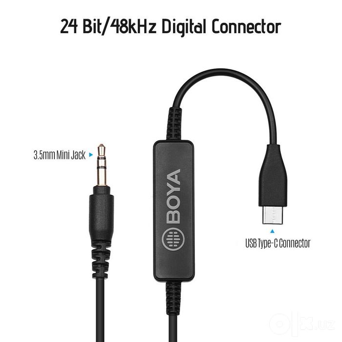 BOYA 35C-USB-C кабель переходник для устройств андроид