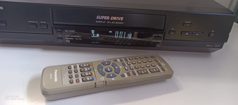 Video Panasonic Vhs model NV HV61 in stare perfecta