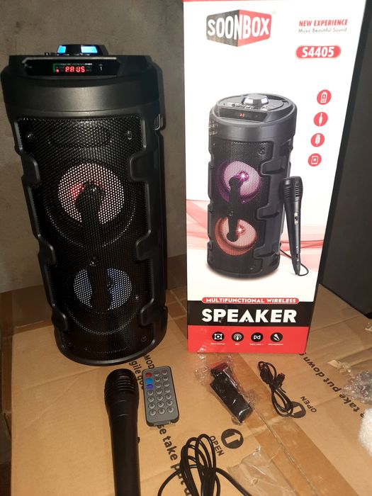 БЕПУЛ Доставка, bluetooth Караоке Колонка Soonbox
*Колонка + Микрофон