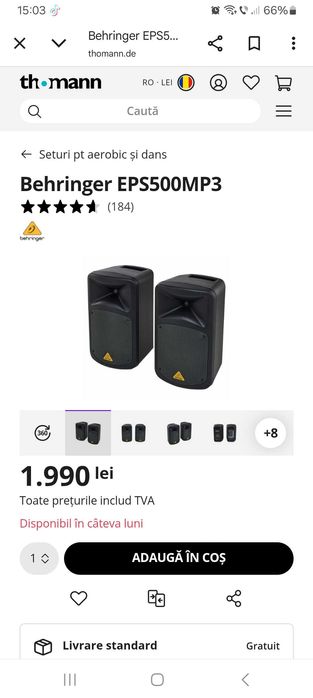 Boxe active Behringher