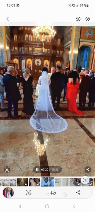 Rochie de mireasa tip sirena