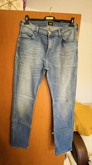 Blugi Lee rider blu slim fit masura L