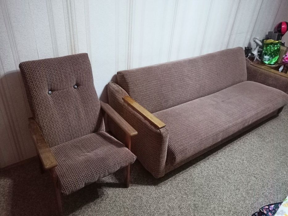 Диван и 2 кресла