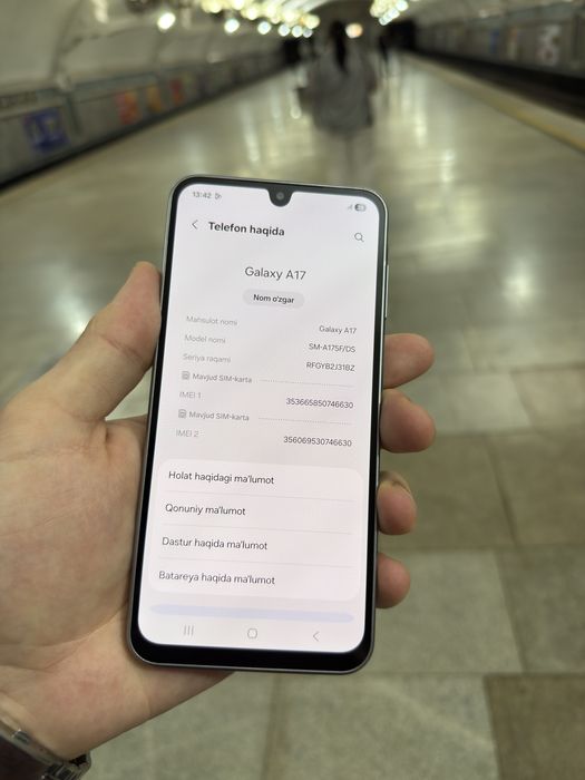 Samsung A17 6/128 GB srochna