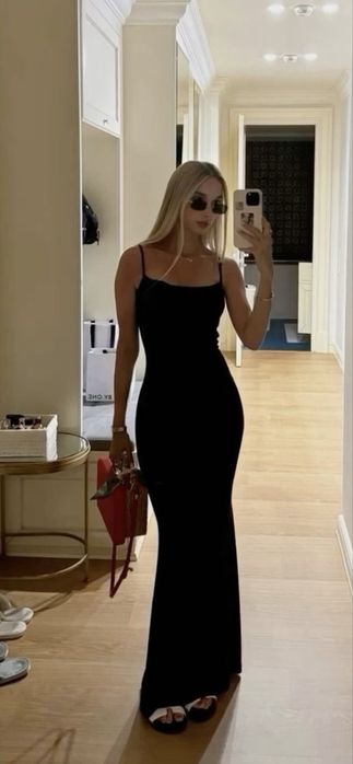 Платье скимс черный