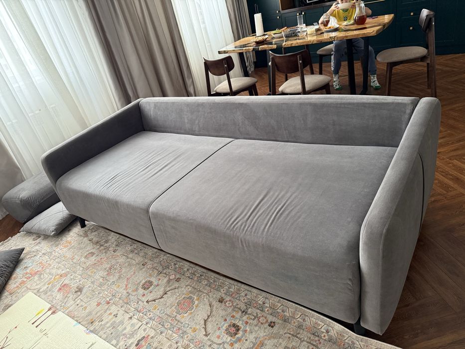 Диван Льери серый (раскрывается)