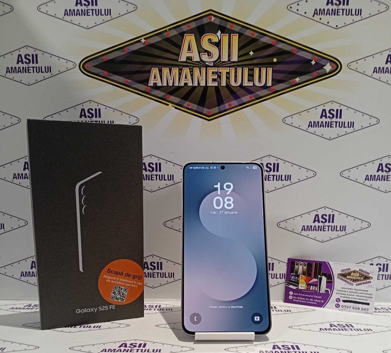 Samsung S25 FE, Nou, 128 GB, 100% baterie