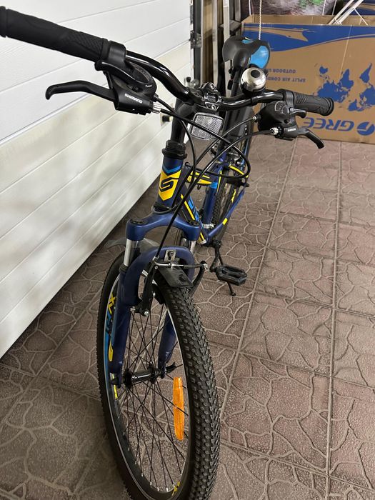 Велосипед STELS тёмно-синий