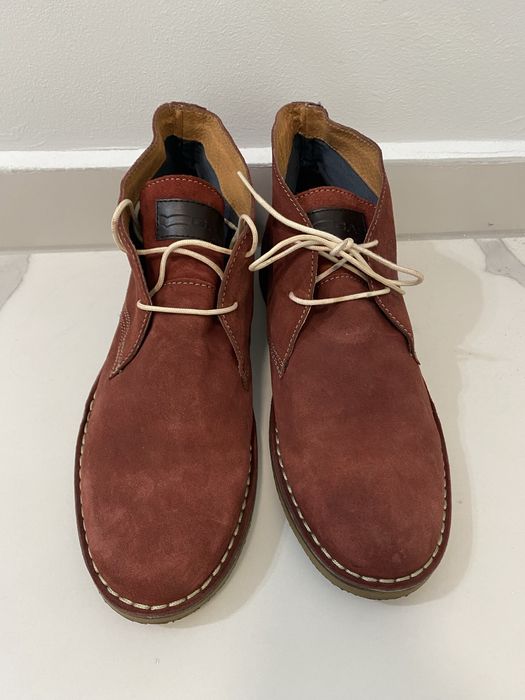 Pantofi “Gas” din piele intoarsa