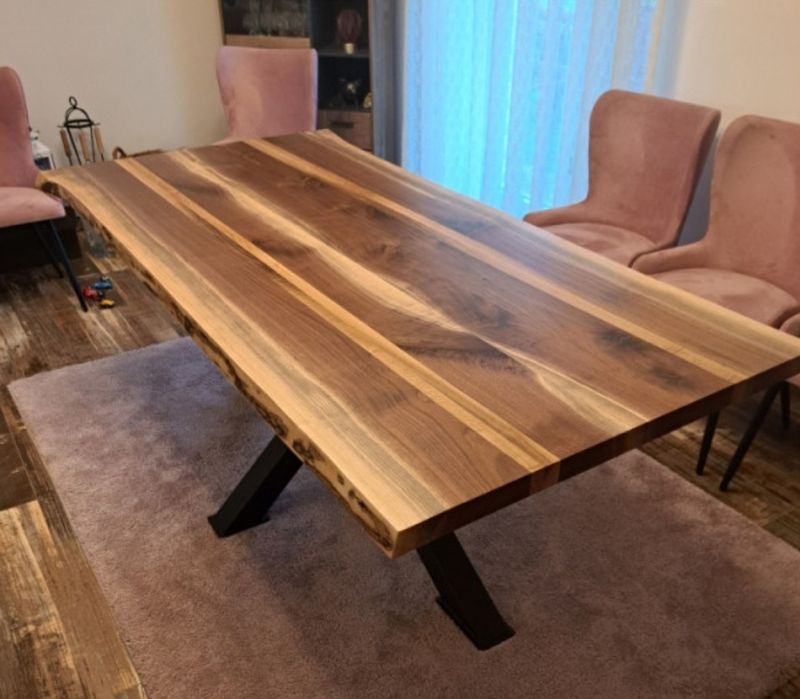 Трапезна маса масив орех