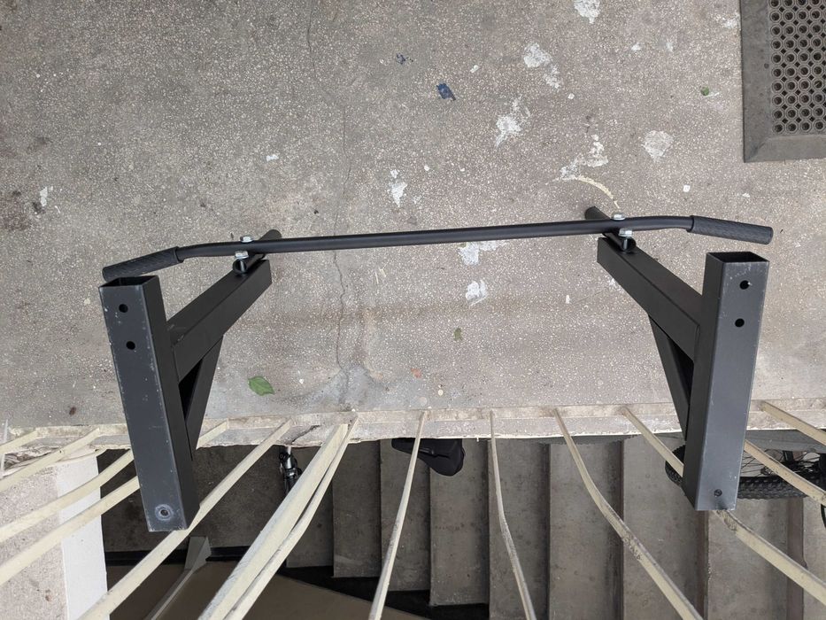 Bara tractiuni K-SPORT, KSSL107, Metal, Multifunctionala, Pentru Perete