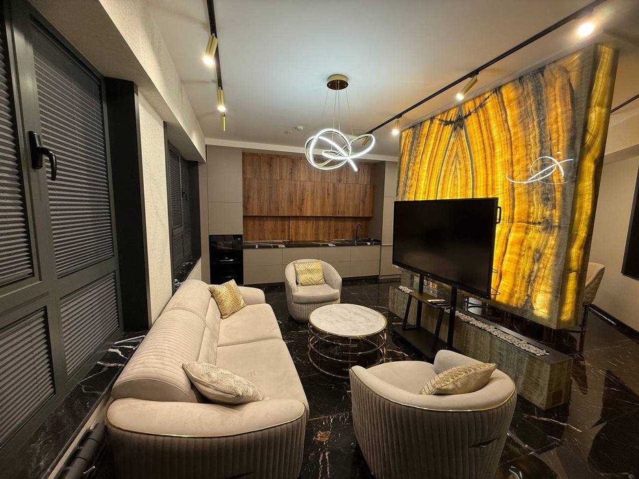 Akay City 4 комнатная на 24 этаже, Люксовый ремонт под ключ