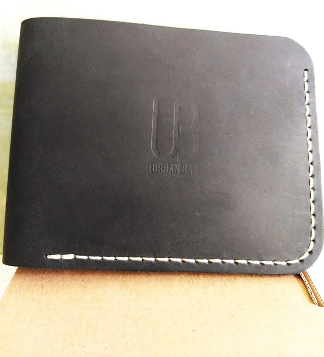 Portofel handmade Urban Bag - Concept 2 Plus piele naturala negru(nou)