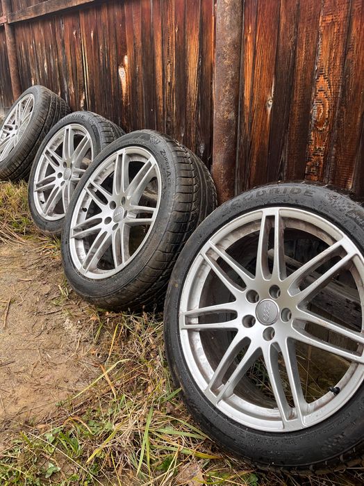 Set jante de aliaj originale Audi Q5+anvelope
