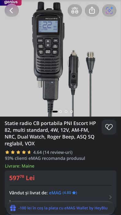 Statie PNI Escort HP 82