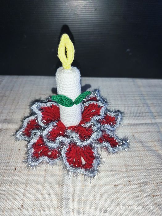 Коледна украса за маса