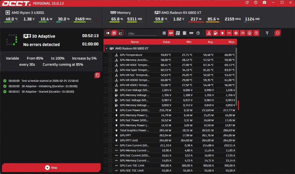 Видео карта Gigabyte  Gaming OC RX 6800 XT, 16GB GDDR6 AMD Radeon