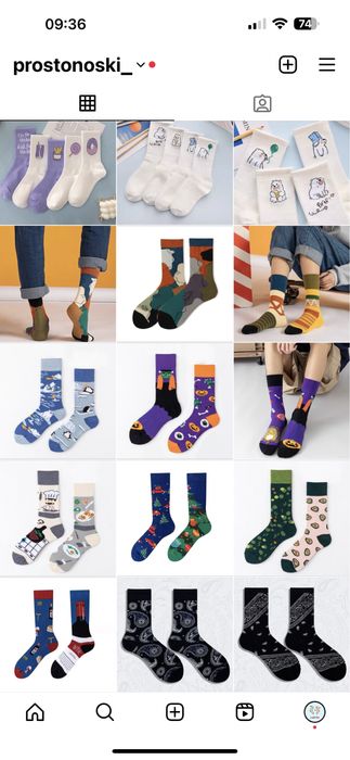 Инстаграм: prostonoski_   Креативные носки