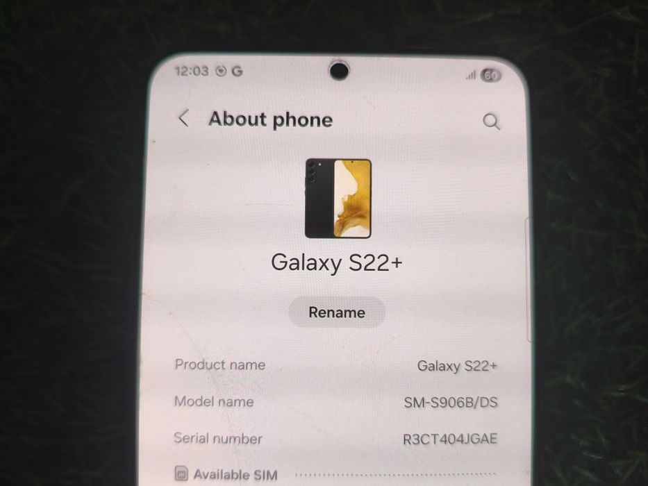 Samsung Galaxy S22+ Plus 256GB, ecran cu fisuri (funcțional 100%)