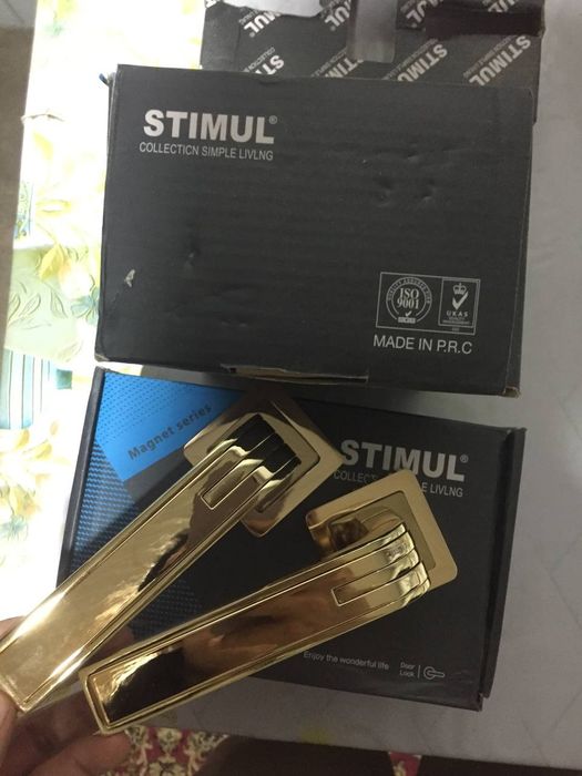Ручки для дверей с замком фирмы Stimul