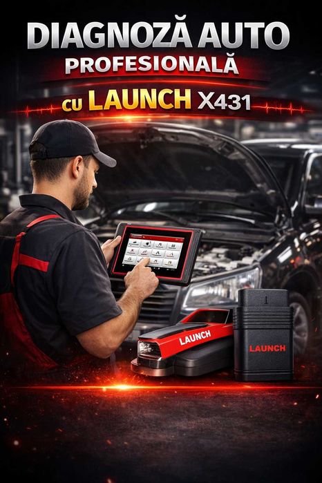 Diagnozã auto profesionala cu Launch X431