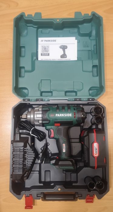 Ударен гайковерт Parkside с батерия и зарядно