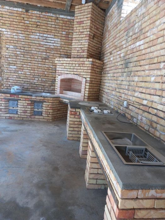 Летний кухня и камин